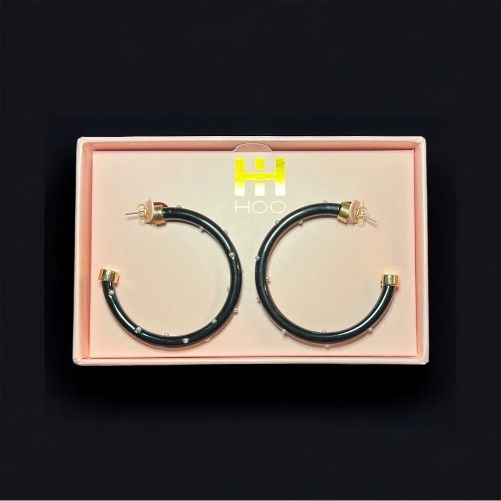 Hoohoops Black with Pearls - Picture 1 of 3